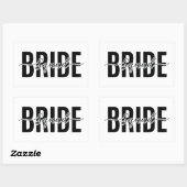 Chic Bruidsmeisjes Team Hen Party Rechthoekige Sticker (Vel)