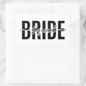 Chic Bruidsmeisjes Team Hen Party Rechthoekige Sticker (Tas)