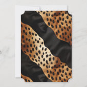 Chic Bruin Zwart Western Cowhide Leer Kaart (Achterkant)