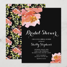 Chic Brunch en Bubble Floral Invitations