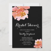 Chic Brunch en Bubble Floral Vrijgezellenfeest Kaart (Voorkant)