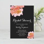 Chic Brunch en Bubble Floral Vrijgezellenfeest Kaart (Staand voorkant)