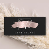 Chic Brush Stroke Roos Goud Zwart Cadeaubon