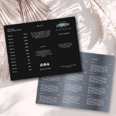 Chic Brush Stroke Salon Prijs Lijst Services Menu