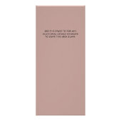 Chic Brush Stroke Salon prijslijst diensten Modern Reclamekaart (Achterkant)