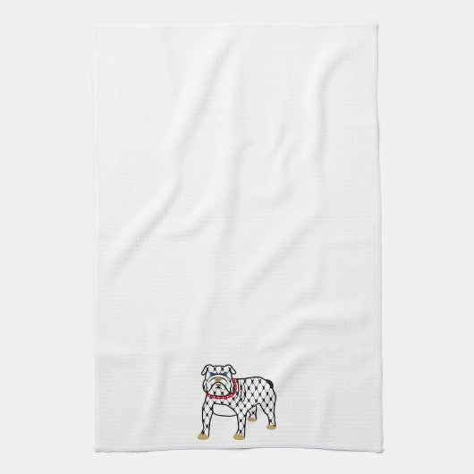 Chic Bulldog, Go Dawgs Theedoek (Verticaal)