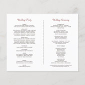 Chic Burgundy Blush Floral Antlers Weddenschap Flyer (Achterkant)