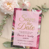 Chic Burgundy Gold Agate Marble Modern Wedding Save The Date