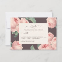 Chic Burgundy Roze Wedding