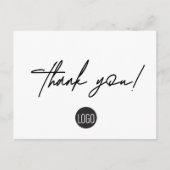 Chic Business Customer Appreciing Handlettering Briefkaart (Voorkant)