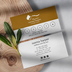 CHIC Business Reward 6 Punch Logo KOPER Klantenkaartje
