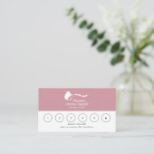 CHIC Business Reward 6 Punch Logo PINK Klantenkaartje (Staand voorkant)