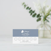 CHIC Business Reward 6 Punch Logo STOFFIG ROZE Klantenkaartje (Staand voorkant)