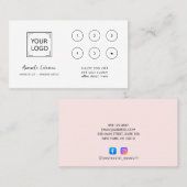 CHIC Business Reward 6 Punch Logo wit ROZE Visitekaartje (Voorkant / Achterkant)