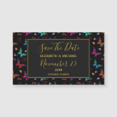 Chic Butterflies Wedding sparen de Datum (Voorkant)