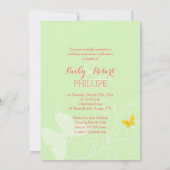 Chic Butterfly 60th Wedding Jubileum Party Kaart (Achterkant)