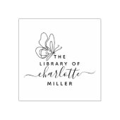 Chic Butterfly uit de bibliotheek van Custom Book Rubberstempel (Afrduk)