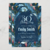 Chic Call Lilies Fantasy Summer Party Kaart (Voorkant / Achterkant)