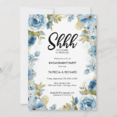 Chic Calligrafie Verrassingsbruiloft Kaart (Voorkant)