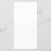 Chic Calligraphy Monogram Wedding Thank You Card  Bedankkaart (Achterkant)