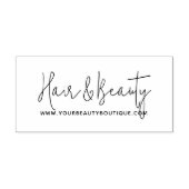 Chic Calligraphy Small Business Rubberstempel (Afrduk)