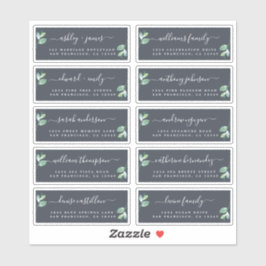 Chic Calligraphy Wedding Guest Adresetiketten Sticker