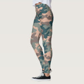 Chic Camouflage Khaki Pattern-Leggings Leggings (Links)