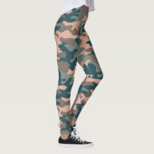 Chic Camouflage Khaki Pattern-Leggings Leggings (Rechts)