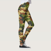 Chic Camouflage Khaki Pattern-Leggings Leggings (Rechts)