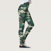 Chic Camouflage Khaki Pattern-Leggings Leggings (Rechts)