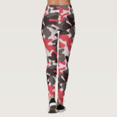 Chic Camouflage Khaki Pattern-Leggings Leggings (Achterkant)