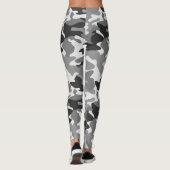 Chic Camouflage Khaki Pattern-Leggings Leggings (Achterkant)