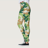 Chic Camouflage Khaki Pattern-Leggings Leggings (Links)