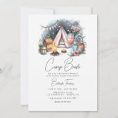 Chic Camp Bruid Bachelorette Weekend Itinerarium Kaart (Voorkant)