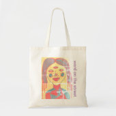 chic canvas tas - woord op straatdesign (Voorkant)