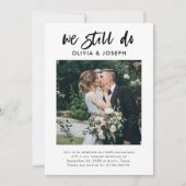 Chic Casual script en foto | Verlenging van de huw Kaart (Voorkant)