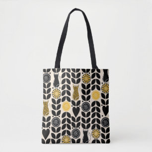 CHIC CAT-CANVAS TAS