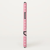 Chic Cat en Polka Dots iPhone X Hoesje (Achterkant / rechts)