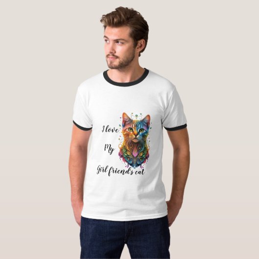 "Chic Cat Love Collectie" T-shirt (Voorkant volledig)