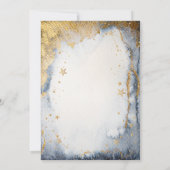 Chic Celestial Sun, Moon, Stars Wedding Kaart (Achterkant)