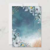 Chic Chalice Green Rozen Eerste Heilige Communie Kaart (Achterkant)