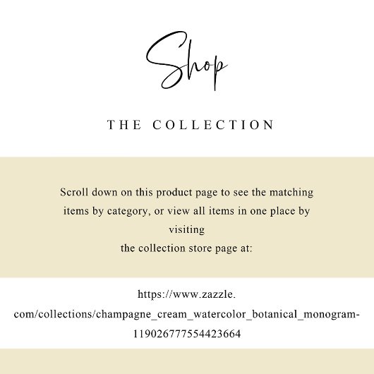 Chic Champagne Cream Waterverf, Monogram Wedding Menu