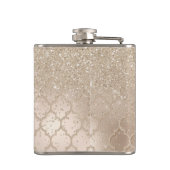 Chic Champagne Glitter Kijk Flask Heupfles (Achterkant)