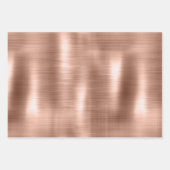 Chic Champagne Gold Sparkle Glitz Inpakpapier Vel (Voorkant 2)