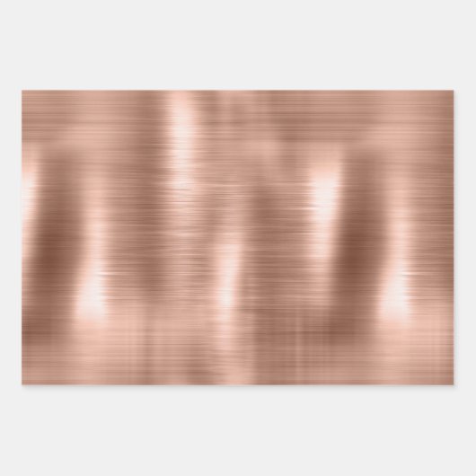 Chic Champagne Gold Sparkle Glitz Inpakpapier Vel (Voorkant 2)