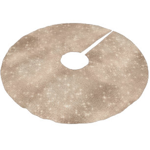 Chic Champagne Gold Sparkle Glitz Kerstboom Rok