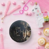 Chic Champagne Time Happy New Year Papieren Kommen (Feest)