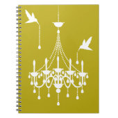 Chic Chandelier Notebook Notitieboek (Voorkant)