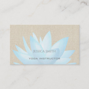 Chic charming elegant waterverf lotus flower visitekaartje
