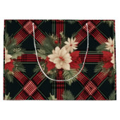"Chic Check Gift Bag" Groot Cadeauzakje (Voorkant)